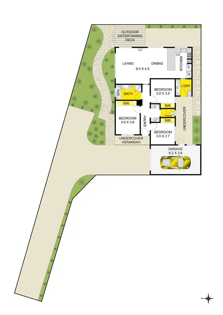 Floorplan of Homely house listing, 2/9 Resolute Drive, Waurn Ponds VIC 3216