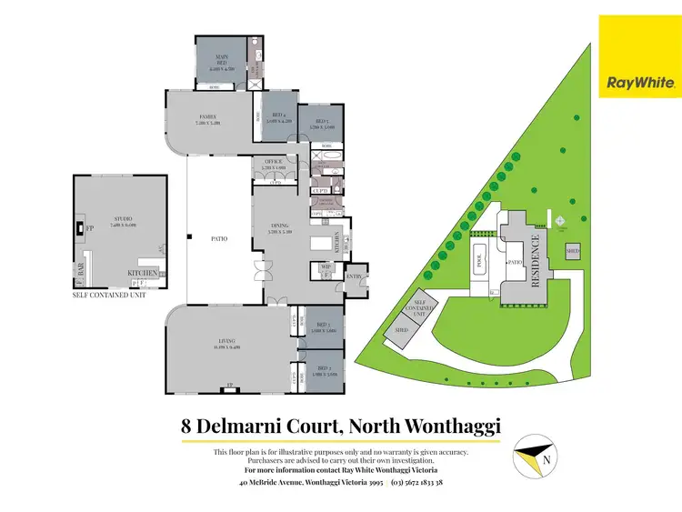 Floorplan of Homely house listing, 8 Delmarni Court, North Wonthaggi VIC 3995