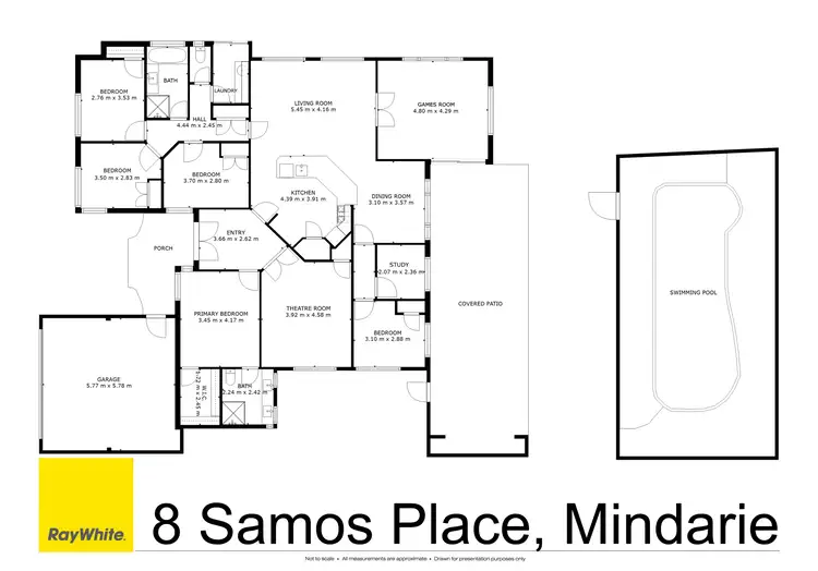 Floorplan of Homely house listing, 8 Samos Place, Mindarie WA 6030