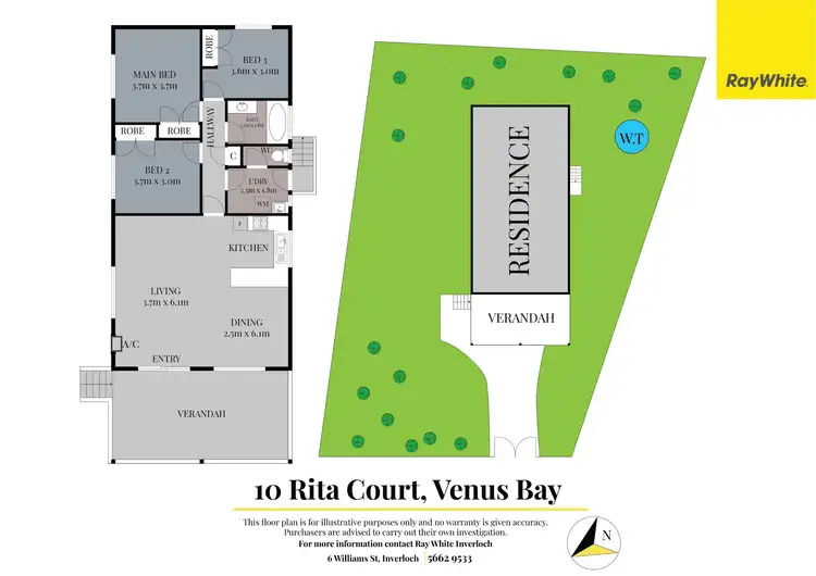 Floorplan of Homely house listing, 10 Rita Court, Venus Bay VIC 3956