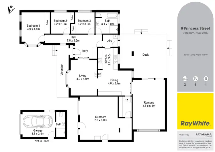 Floorplan of Homely house listing, 6 Princess Street, Goulburn NSW 2580