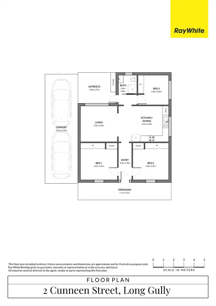 Floorplan of Homely house listing, 2 Cunneen Street, Long Gully VIC 3550