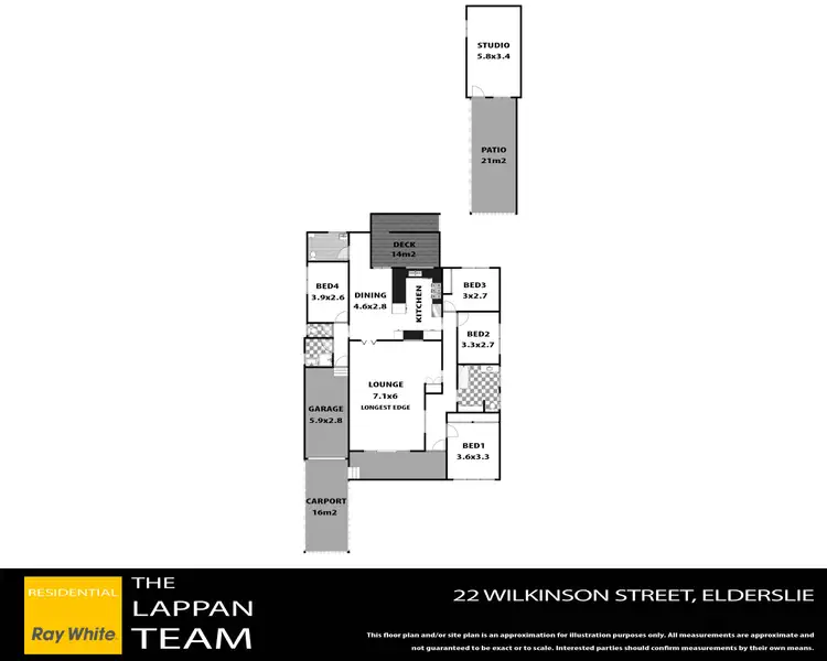 Floorplan of Homely house listing, 22 Wilkinson Street, Elderslie NSW 2570