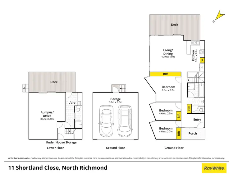 Floorplan of Homely house listing, 11 Shortland Close, North Richmond NSW 2754