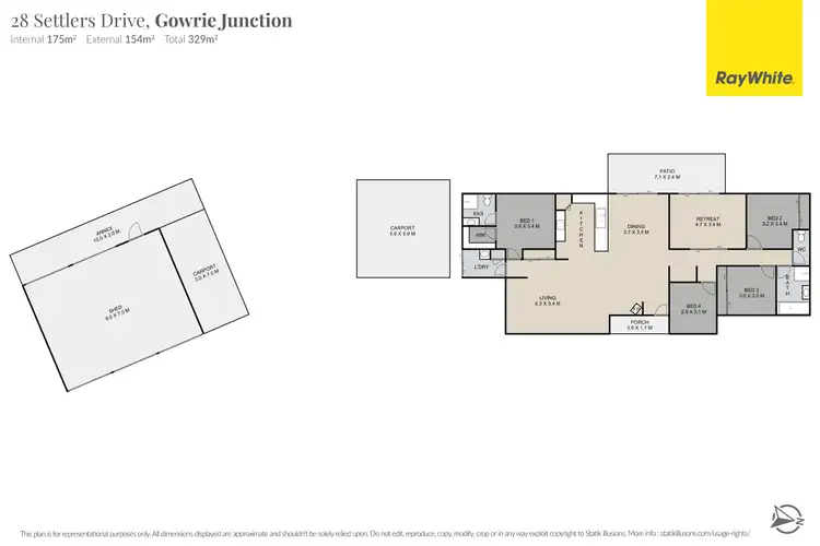 Floorplan of Homely house listing, 28 Settlers Drive, Gowrie Junction QLD 4352