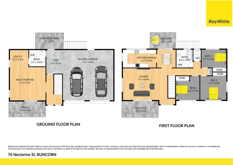 Floorplan of Homely house listing, 76 Nectarine Street, Runcorn QLD 4113