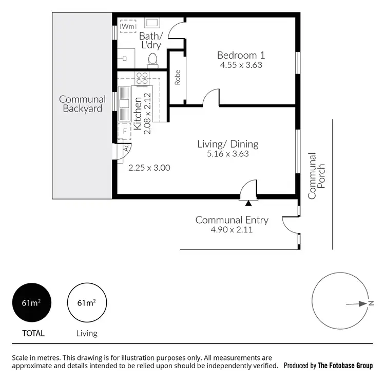 Floorplan of Homely unit listing, 3/128 Osmond Terrace, Norwood SA 5067