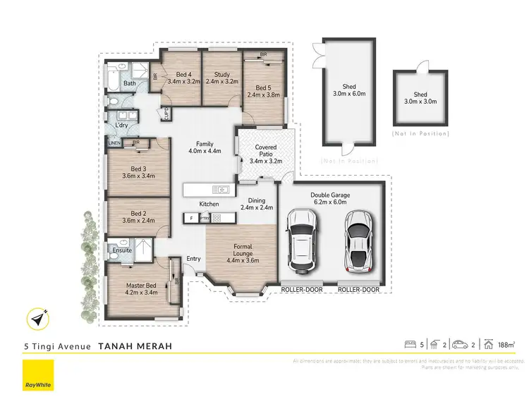 Floorplan of Homely house listing, 5 Tingi Avenue, Tanah Merah QLD 4128