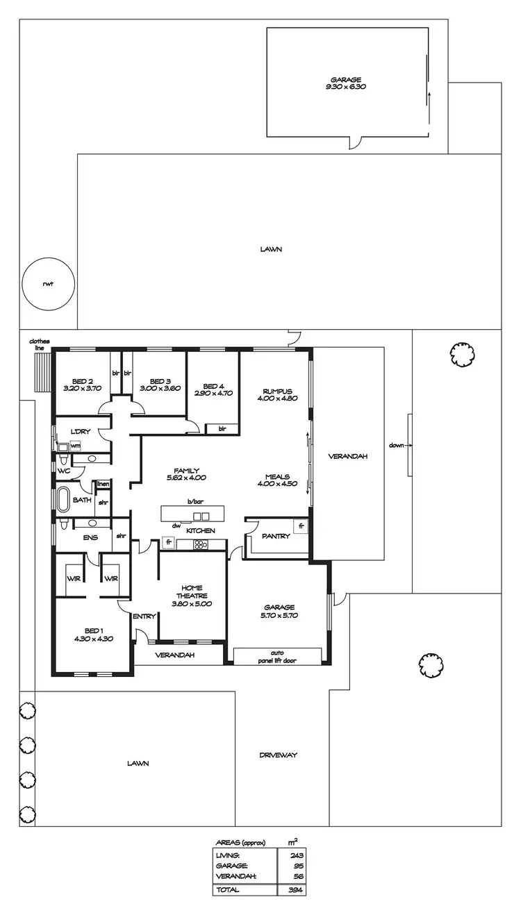 Floorplan of Homely house listing, 22 Daffodil Drive, Two Wells SA 5501