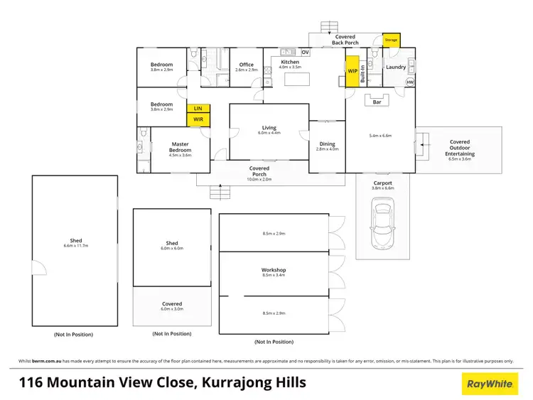 Floorplan of Homely rural property listing, 116 Mountain View Close, Kurrajong Hills NSW 2758