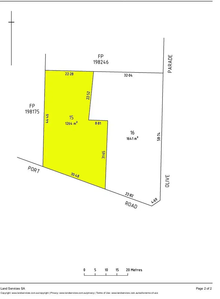 Floorplan of Homely land listing, Lot 15 Port Road, Kadina SA 5554