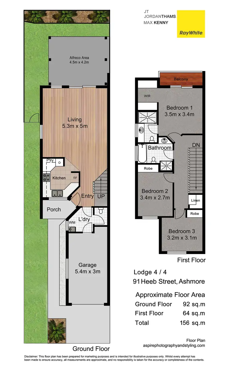 Floorplan of Homely townhouse listing, 4/91A Heeb Street, Ashmore QLD 4214