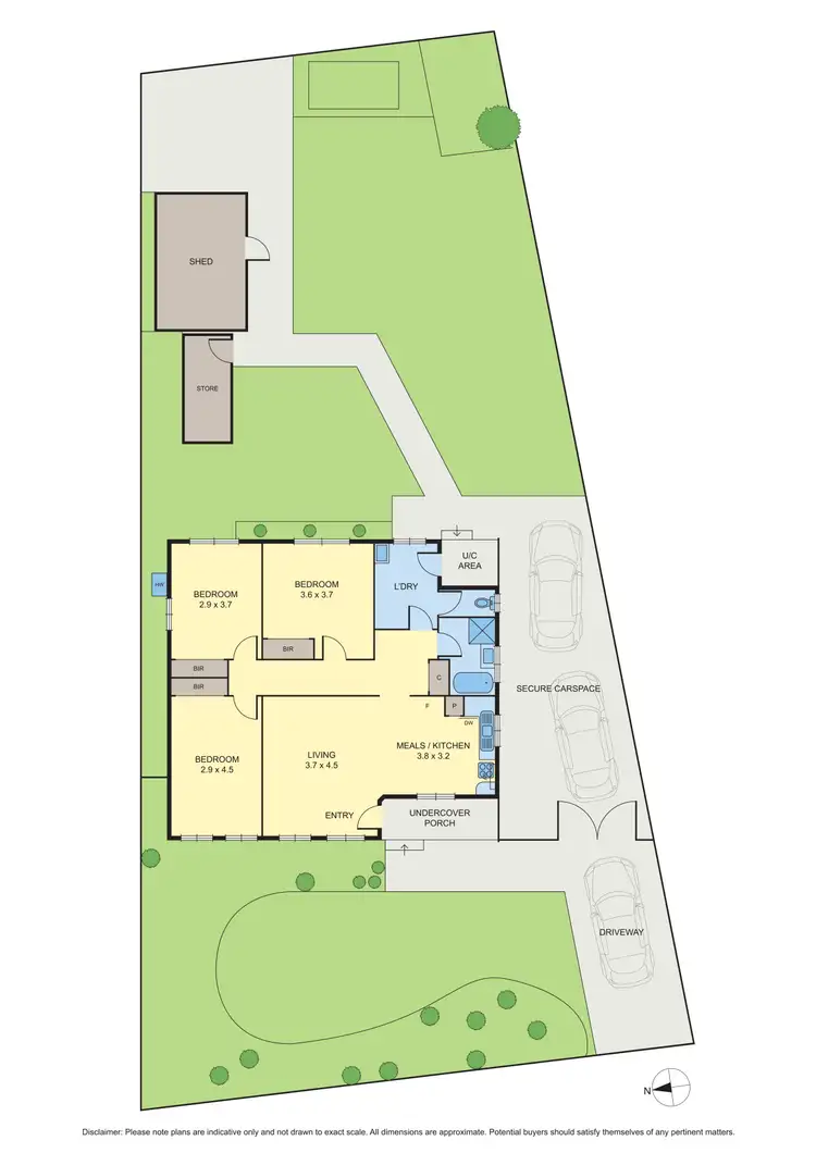 Floorplan of Homely house listing, 33 Flynn Crescent, Coolaroo VIC 3048