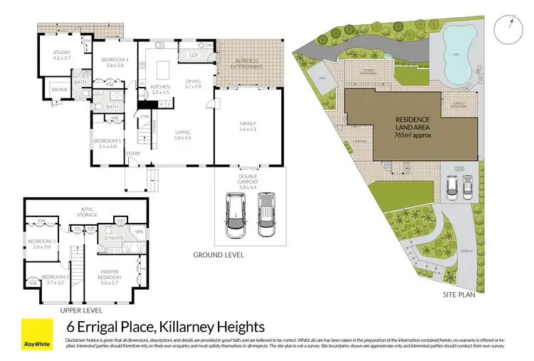 Floorplan of Homely house listing, 6 Errigal Place, Killarney Heights NSW 2087