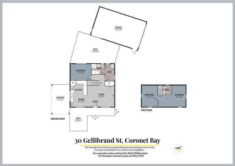 Floorplan of Homely house listing, 30 Gellibrand Street, Coronet Bay VIC 3984