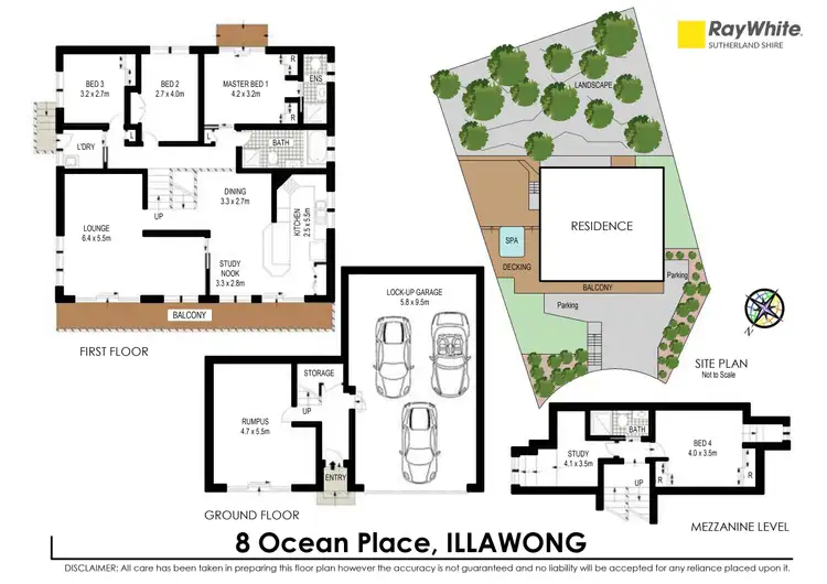 Floorplan of Homely house listing, 8 Ocean Place, Illawong NSW 2234
