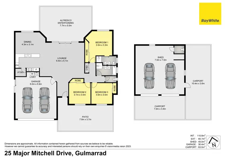 Floorplan of Homely house listing, 25 Major Mitchell Drive, Gulmarrad NSW 2463