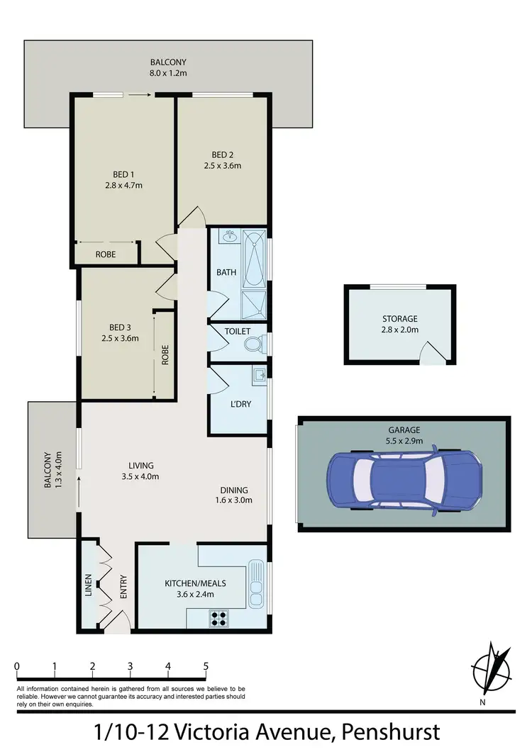 Floorplan of Homely apartment listing, 1/10-12 Victoria Avenue, Penshurst NSW 2222