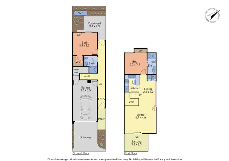 Floorplan of Homely townhouse listing, 8 Zephyr Close, Ringwood VIC 3134