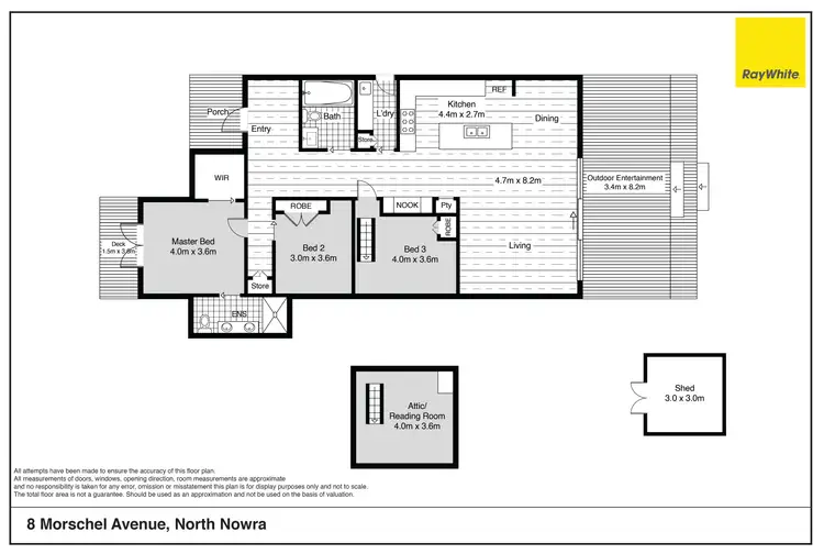 Floorplan of Homely house listing, 8 Morschel Avenue, North Nowra NSW 2541