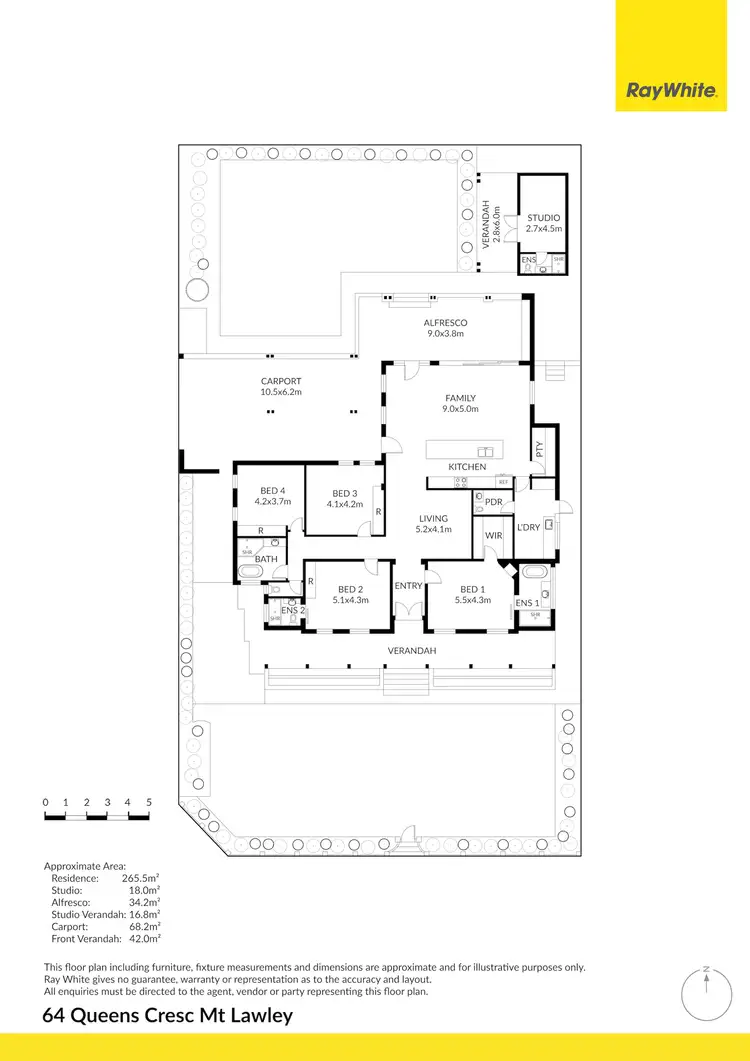 Floorplan of Homely house listing, 64 Queens Crescent, Mount Lawley WA 6050