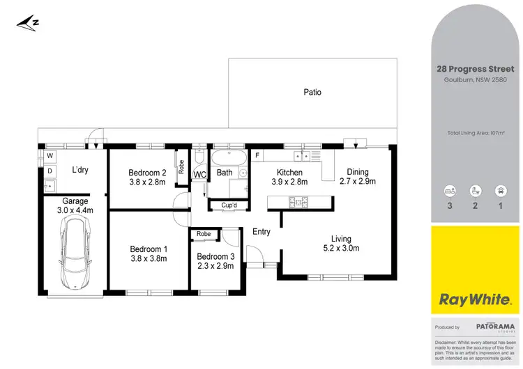 Floorplan of Homely house listing, 28 Progress Street, Goulburn NSW 2580