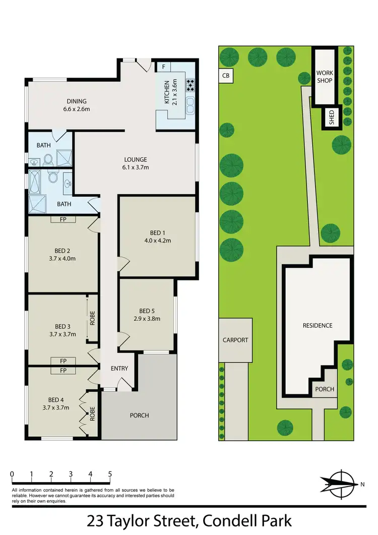 Floorplan of Homely house listing, 23 Taylor Street, Condell Park NSW 2200