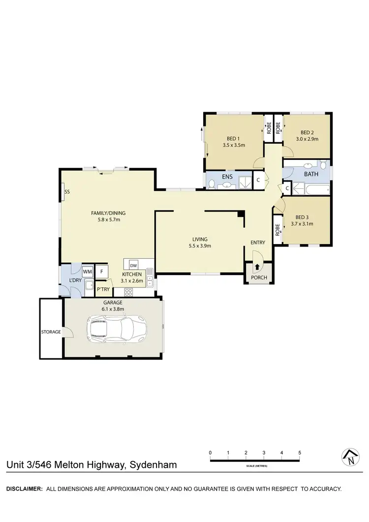 Floorplan of Homely house listing, 3/546 Melton Highway, Sydenham VIC 3037