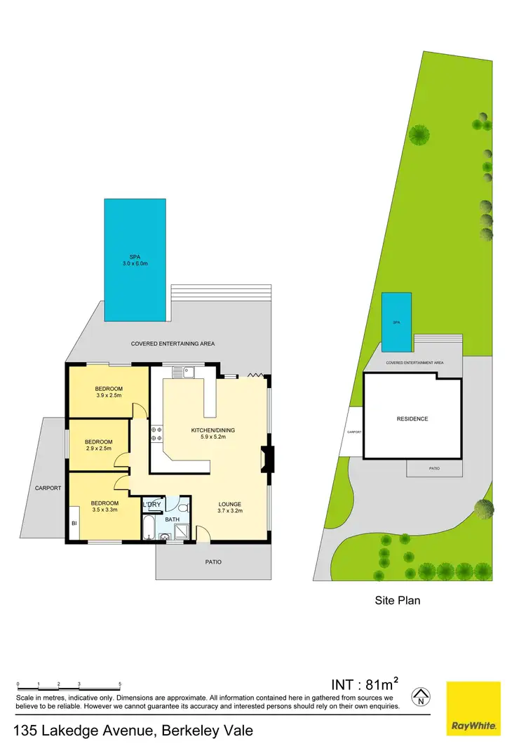 Floorplan of Homely house listing, 135 Lakedge Avenue, Berkeley Vale NSW 2261