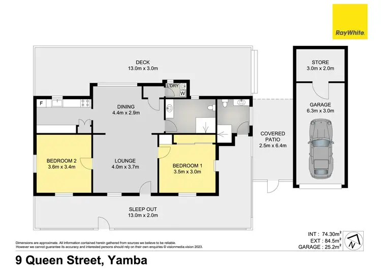 Floorplan of Homely house listing, 9 Queen Street, Yamba NSW 2464