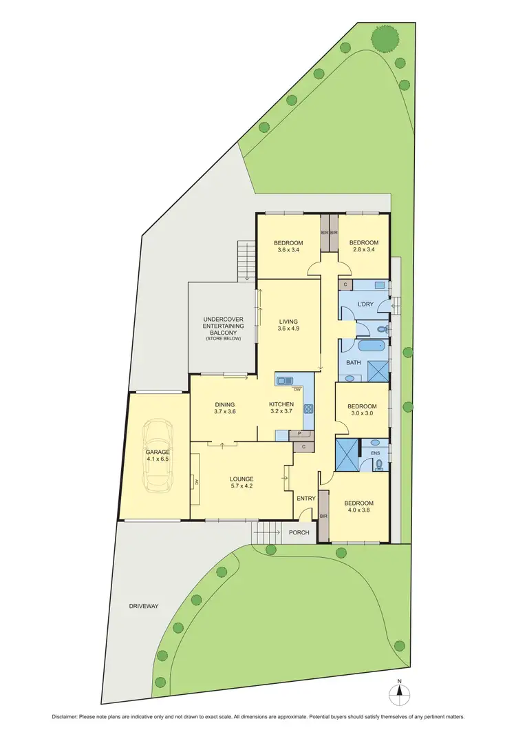 Floorplan of Homely house listing, 32 Hillcrest Drive, Westmeadows VIC 3049