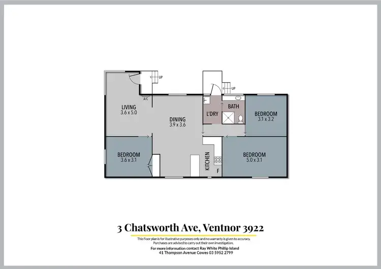 Floorplan of Homely house listing, 3 Chatsworth Avenue, Ventnor VIC 3922