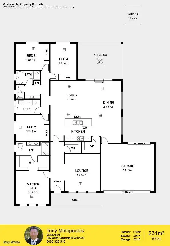 Floorplan of Homely other listing, 6 Eucalyptus Crescent, Andrews Farm SA 5114
