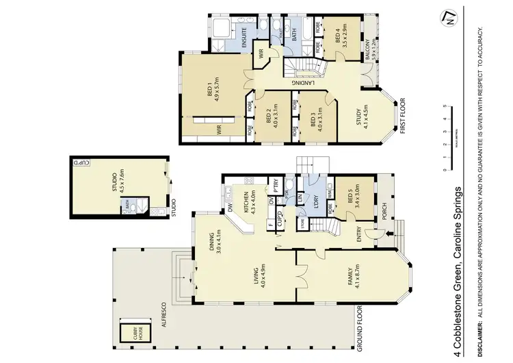 Floorplan of Homely house listing, 4 Cobblestone Green, Caroline Springs VIC 3023