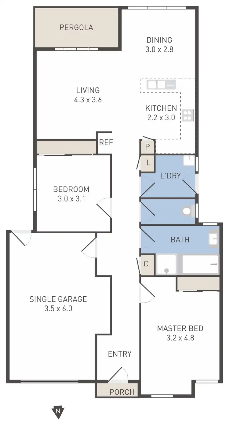 Floorplan of Homely house listing, 157 Greens Road, Wyndham Vale VIC 3024