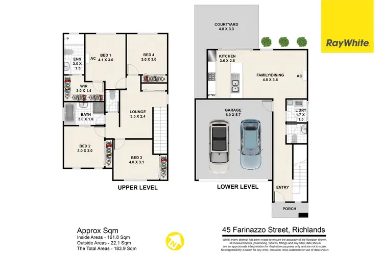 Floorplan of Homely house listing, 45 Farinazzo Street, Richlands QLD 4077
