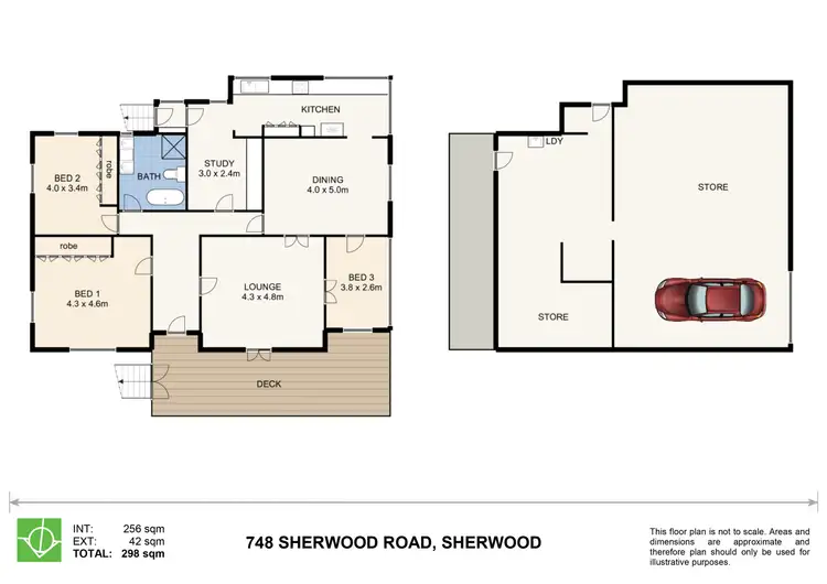 Floorplan of Homely house listing, 748 Sherwood Road, Sherwood QLD 4075
