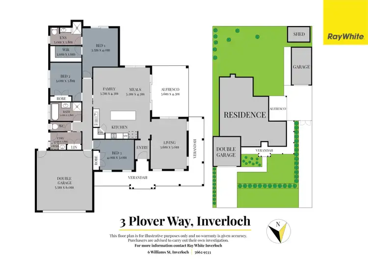 Floorplan of Homely house listing, 3 Plover Way, Inverloch VIC 3996