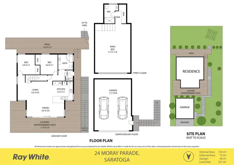Floorplan of Homely house listing, 24 Moray Parade, Saratoga NSW 2251