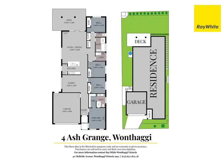 Floorplan of Homely house listing, 4 Ash Grange, North Wonthaggi VIC 3995