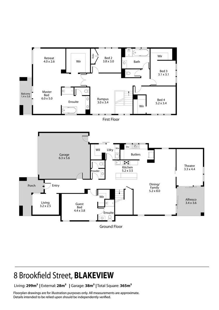 Floorplan of Homely house listing, 8 Brookfield Street, Blakeview SA 5114