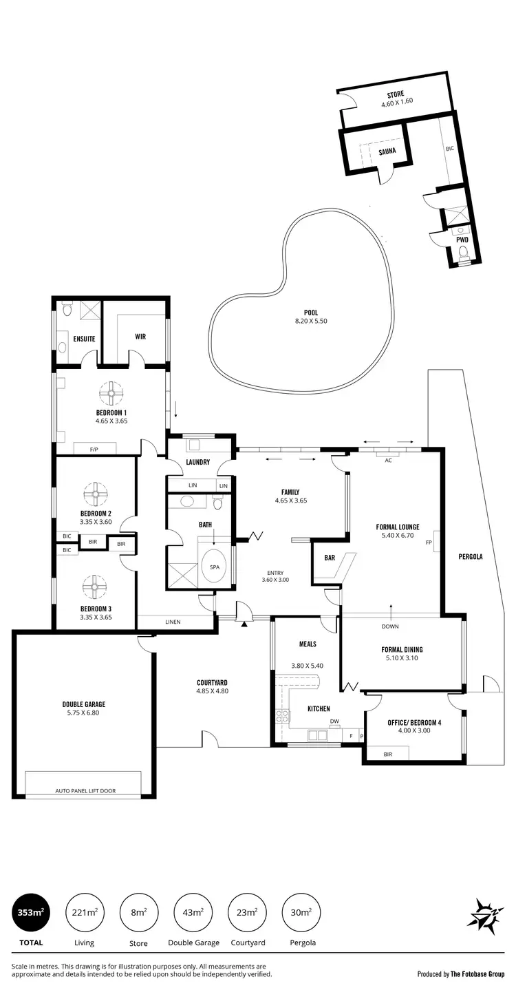 Floorplan of Homely house listing, 12 Chippendale Avenue, Fulham SA 5024