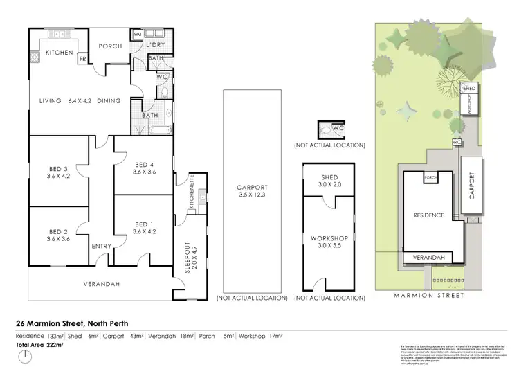 Floorplan of Homely house listing, 26 Marmion Street, North Perth WA 6006