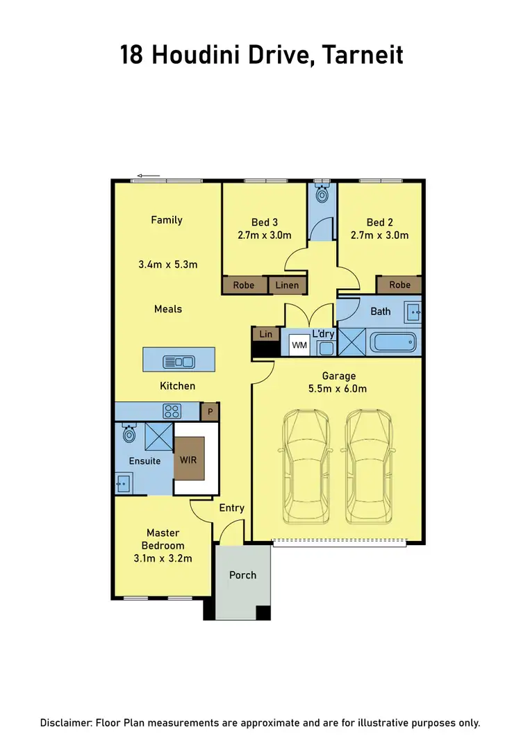 Floorplan of Homely house listing, 18 Houdini Drive, Tarneit VIC 3029