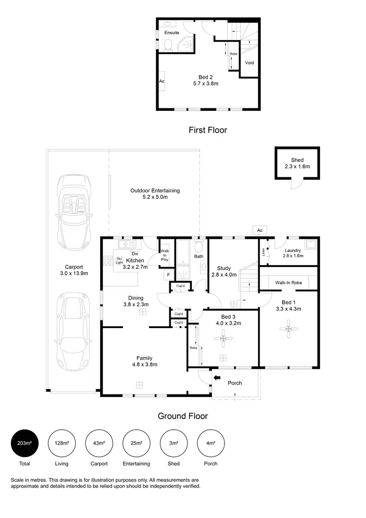 Floorplan of Homely house listing, 2/3 Winter Street, North Haven SA 5018