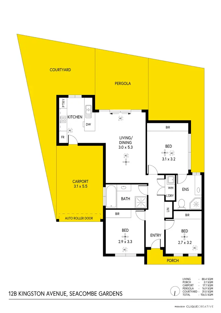 Floorplan of Homely house listing, 12B Kingston Avenue, Seacombe Gardens SA 5047