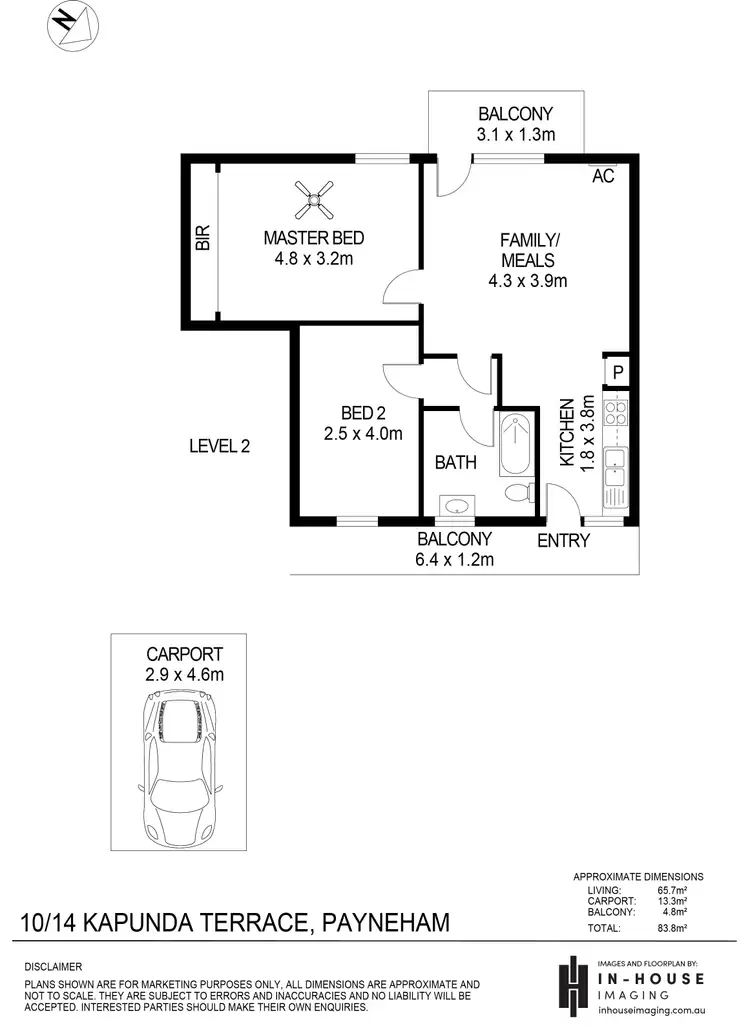 Floorplan of Homely unit listing, 10/14 Kapunda Terrace, Payneham SA 5070