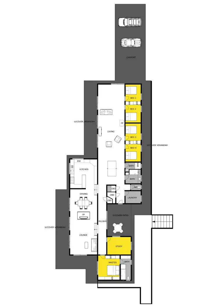 Floorplan of Homely house listing, 21 Bunjils Cave Road, Black Range VIC 3381