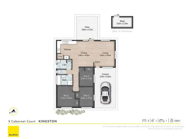 Floorplan of Homely house listing, 9 Cabernet Court, Kingston QLD 4114