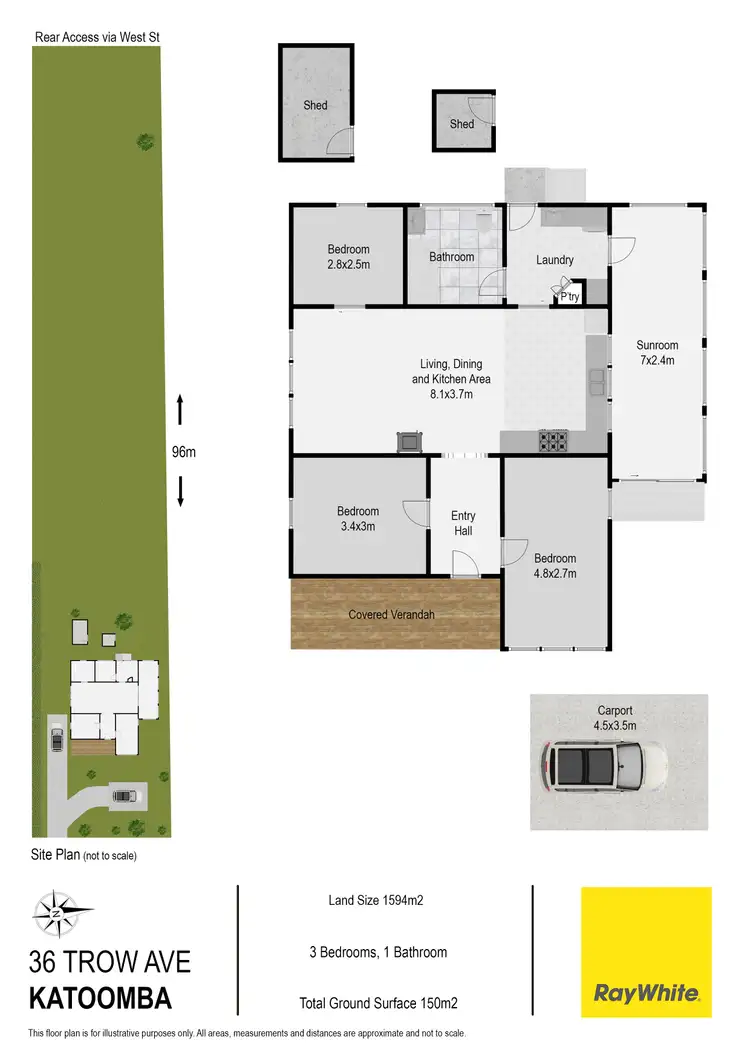 Floorplan of Homely house listing, 36 Trow Avenue, Katoomba NSW 2780